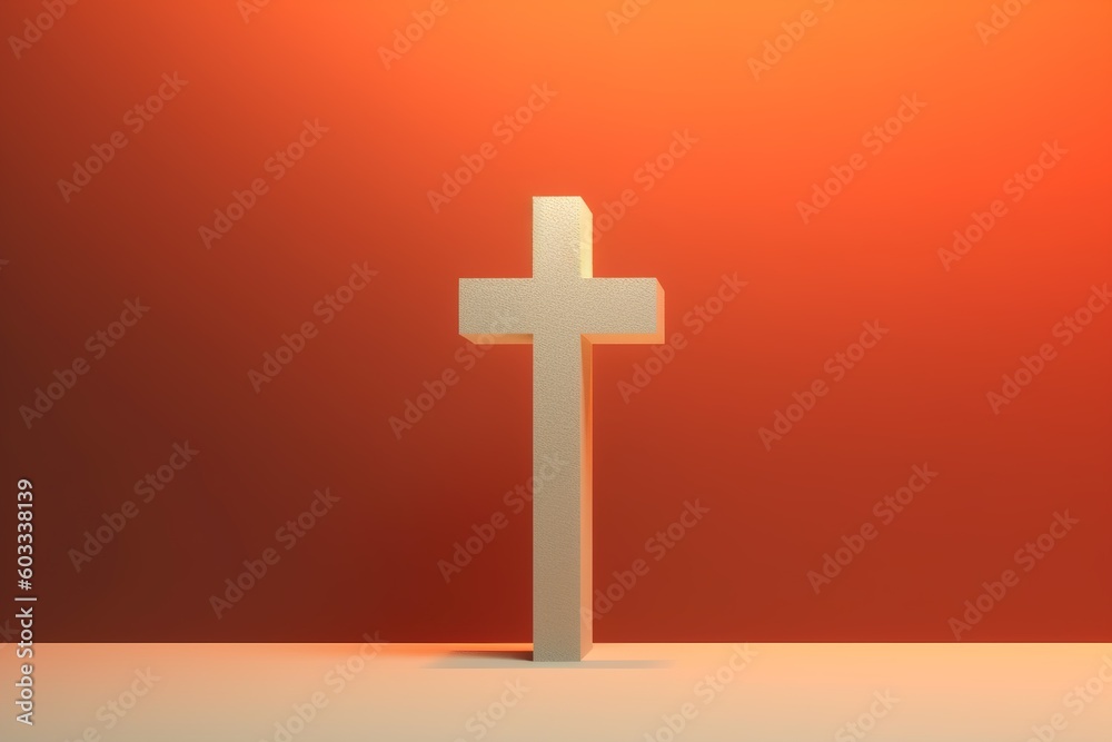 minimalist cross design on simple background minimalist cross design on simple background