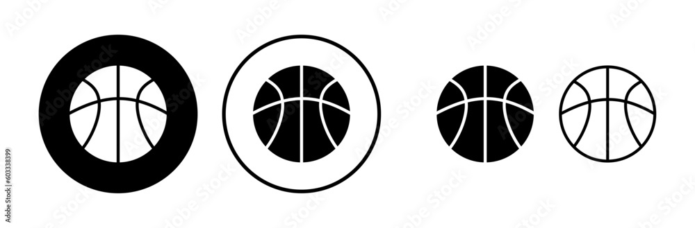Basketball icon vector. basketball logo vector icon Basketball icon vector. basketball logo vector icon