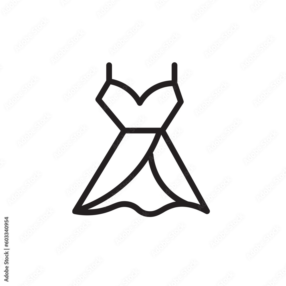 Clothes Dress Fashion Outline Icon Clothes Dress Fashion Outline Icon