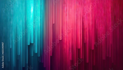  Vertical gradient of red and blue Vertical wall-like thin bumps Abstract, Modern AI-generated illustrations
