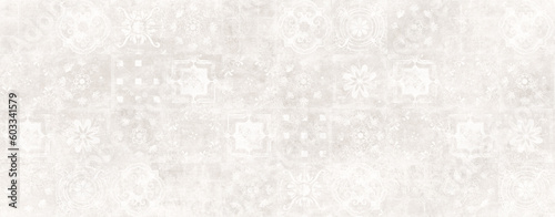 White retro pattern with old cement wall texture, vimntage background