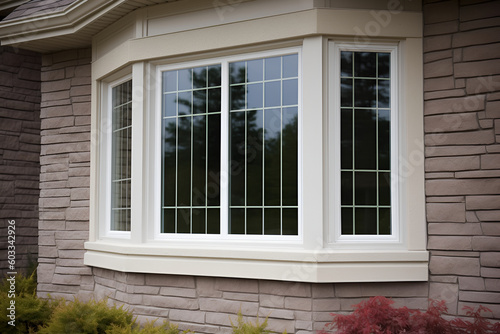 Bay Window Exterior View  AI Generated Image