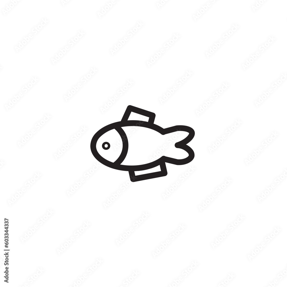 Atlantic Fish Sea Outline Icon Atlantic Fish Sea Outline Icon