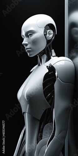 Beautiful Stylized Humanoid Robot
Aesthetically Pleasing Mechanical Aid
Scratchproof Reinforced Ceramic Construction
AI-Generated photo