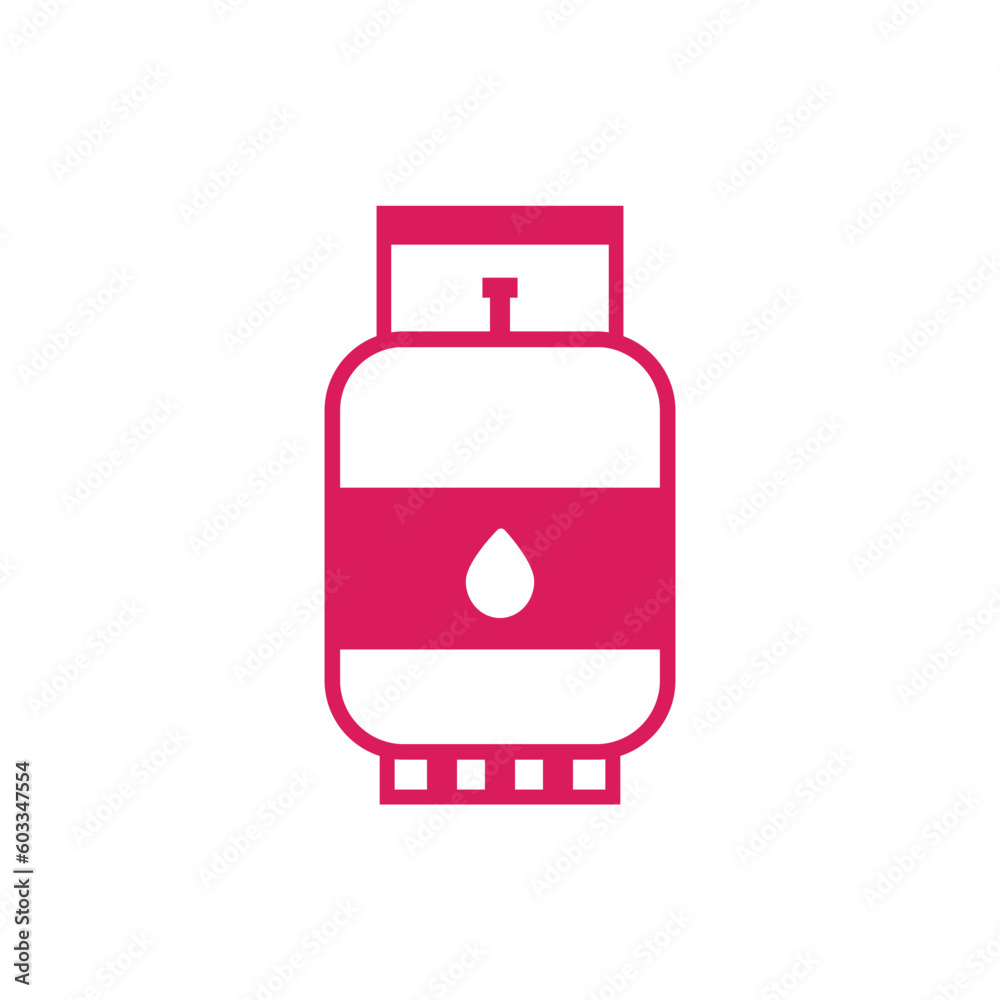 LPG icon vector logo design template flat style LPG icon vector logo design template flat style
