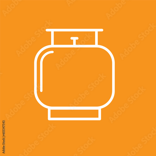 LPG icon vector logo design template flat style