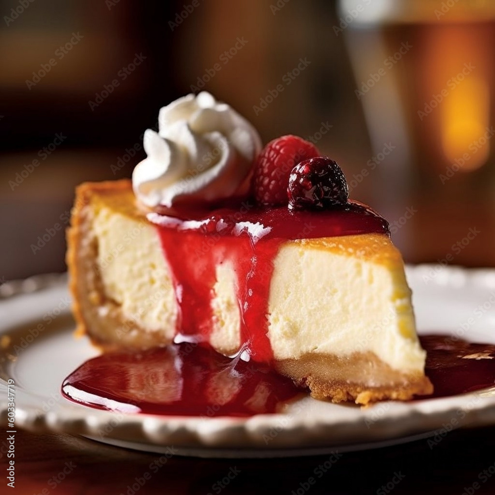 AI generated Cheescake AI generated Cheescake