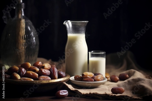 milk and nuts