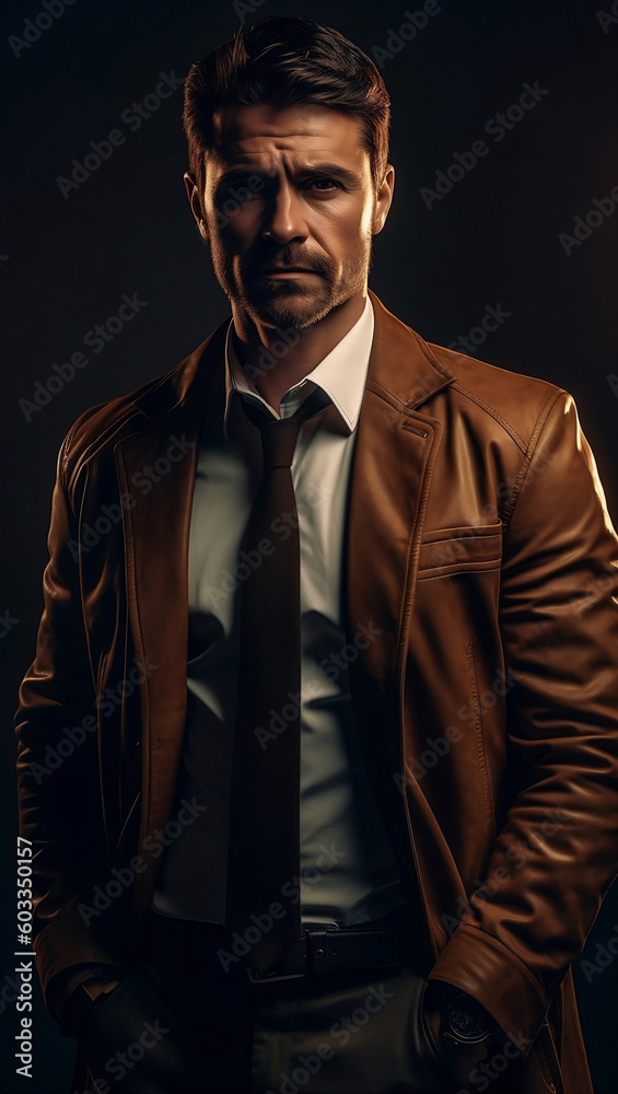 Abstract painting concept. Handsome man lawyer. Advocate. Generative AI. Abstract painting concept. Handsome man lawyer. Advocate. Generative AI.