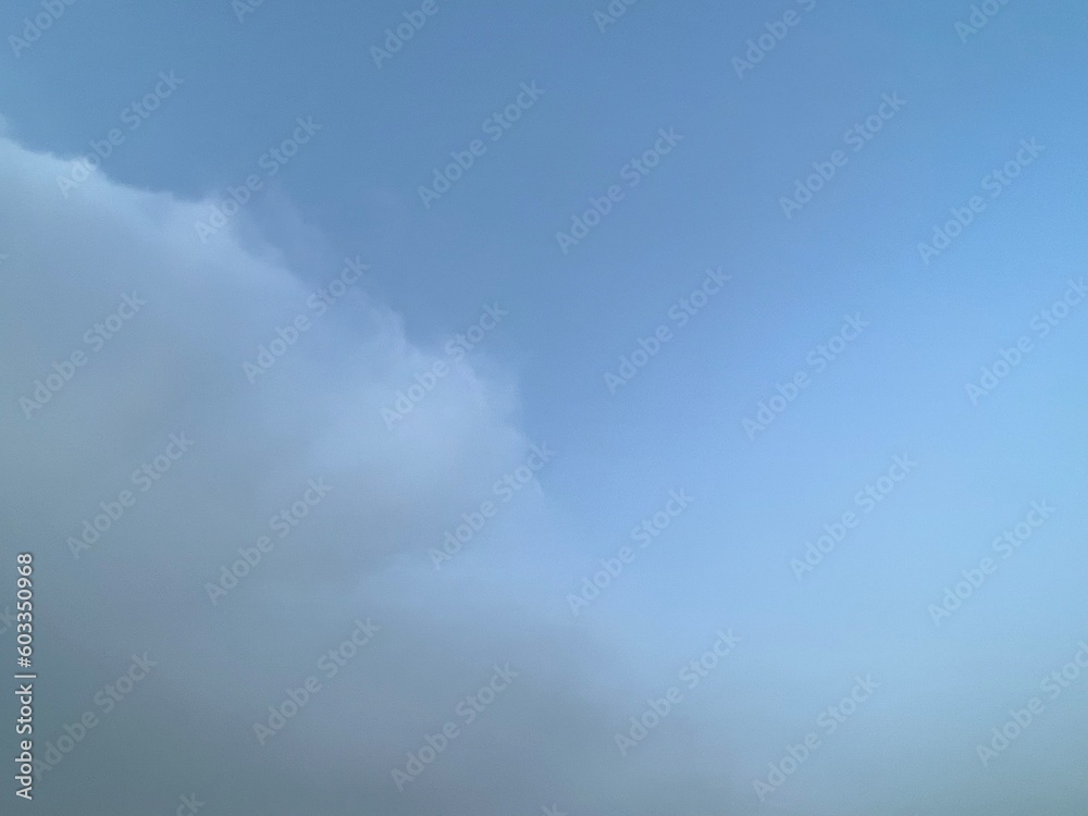 blue sky with clouds