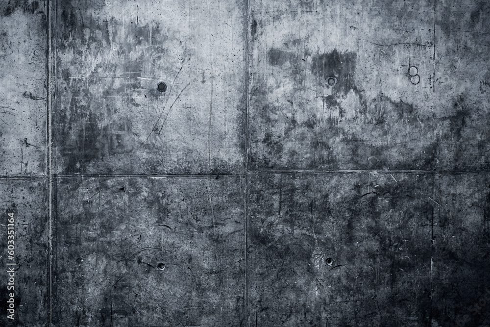 Fototapeta premium Grungy and smooth bare concrete wall
