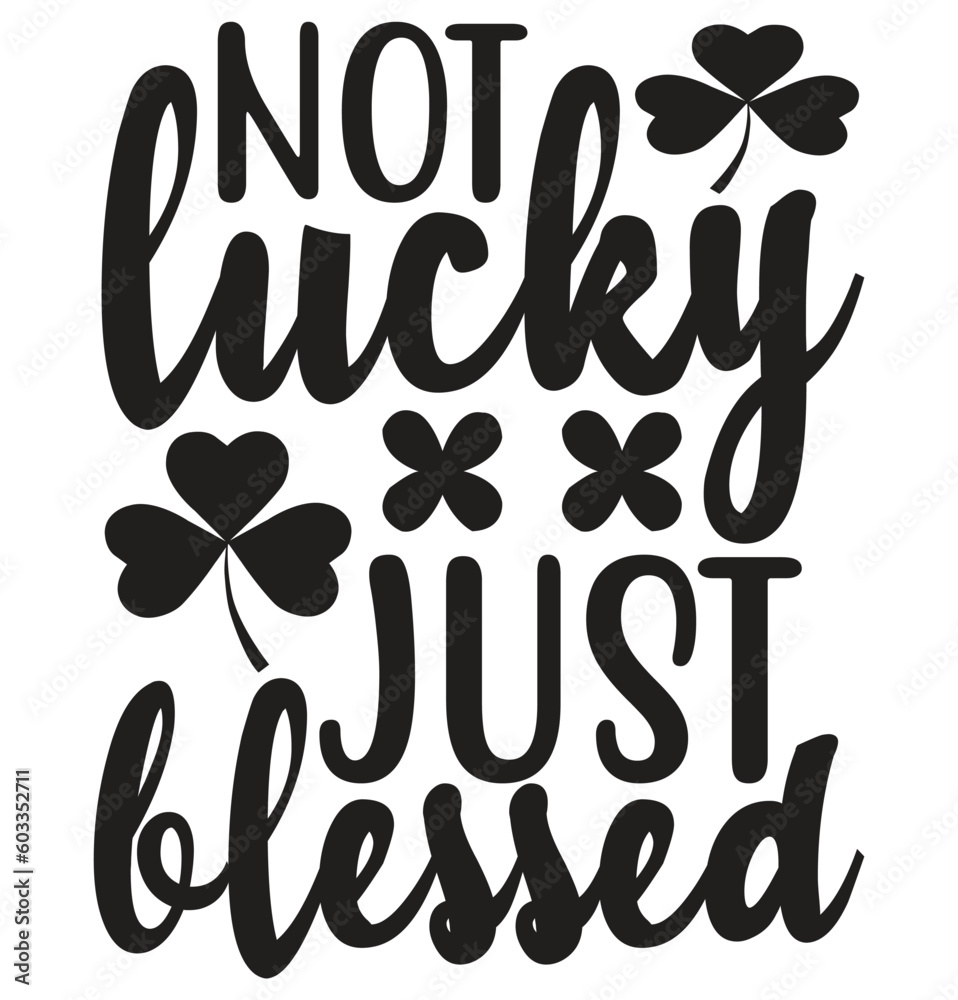 St. Patrick's Day Shirt Design Print Template, Lucky Charms, Irish, everyone has a little luck Typography Design