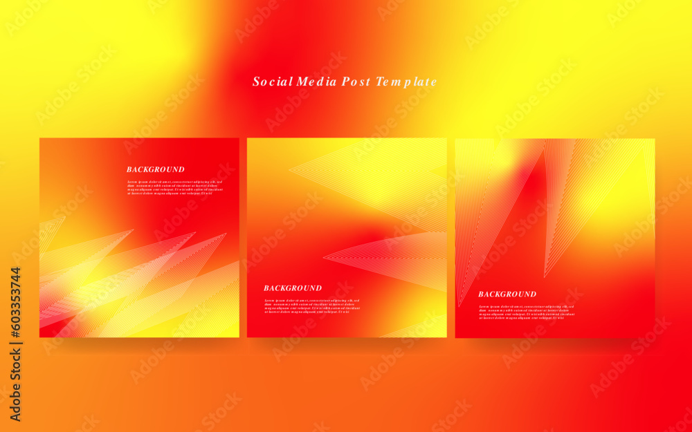 Orange Gradient Social Media Post Template