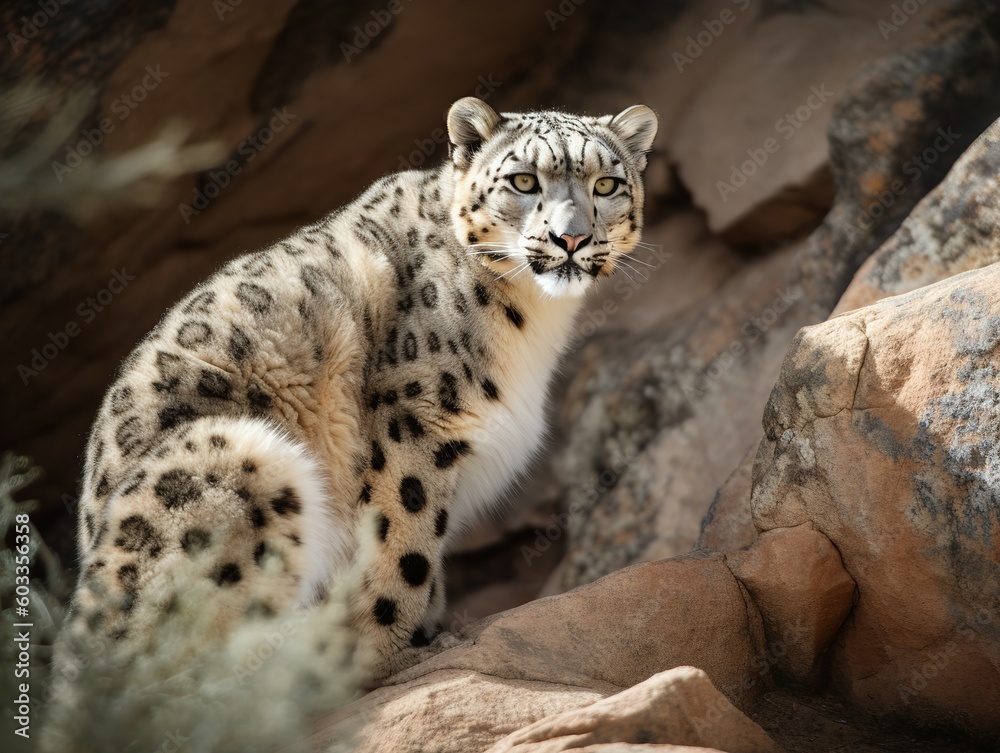 The Elusive Appearance of the Snow Leopard in Mountains The Elusive Appearance of the Snow Leopard in Mountains