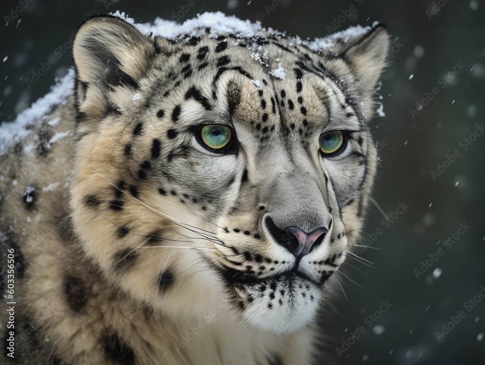 A Glimpse into the Elusive Snow Leopard's Realm A Glimpse into the Elusive Snow Leopard's Realm