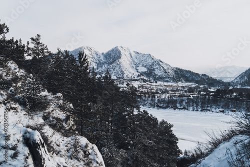 snow covered mountain