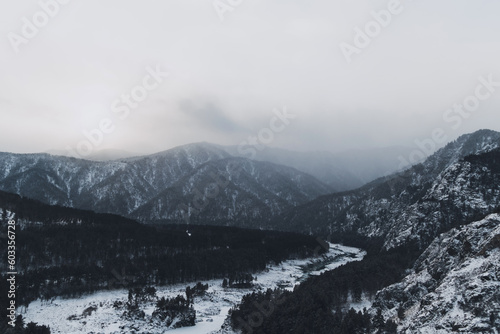 winter mountain landscape