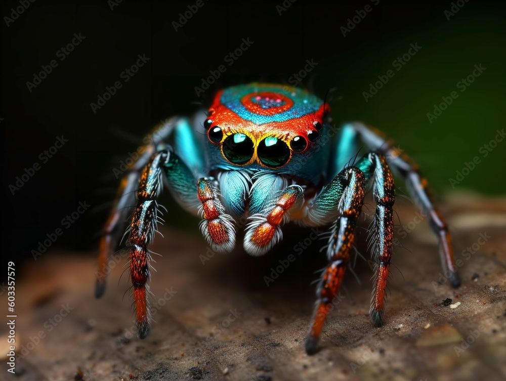 The Vibrant Explosion of the Peacock Spider's Mating Dance The Vibrant Explosion of the Peacock Spider's Mating Dance