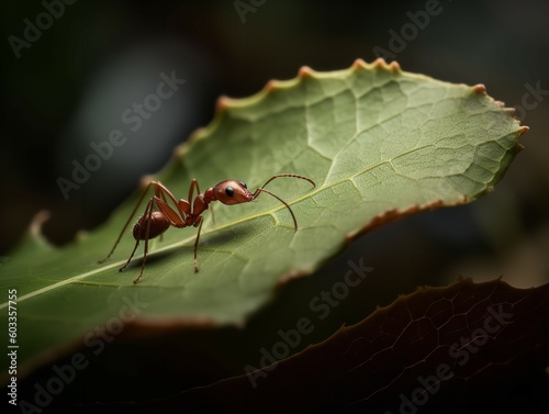 The Exquisite Detail of the Leafcutter Ant in Rainforest © VisualMarketplace
