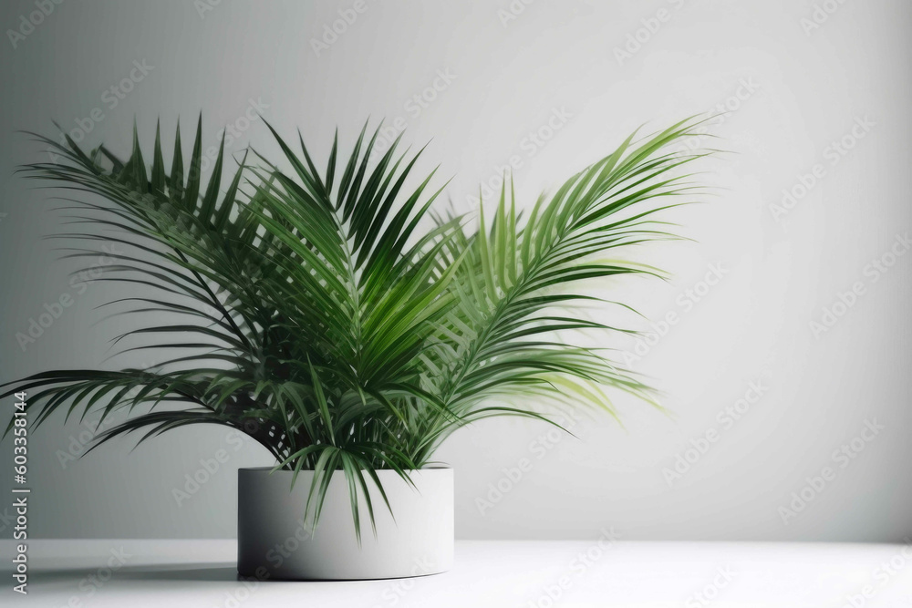 Plant with white background. Generative AI Plant with white background. Generative AI
