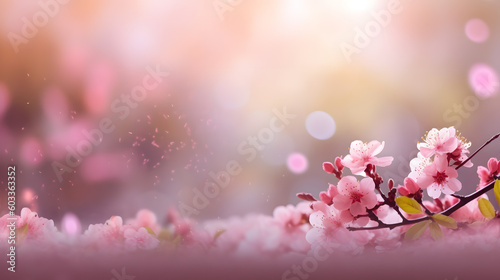 桜の花、壁紙｜cherry blossom ,wallpaper, Generative AI