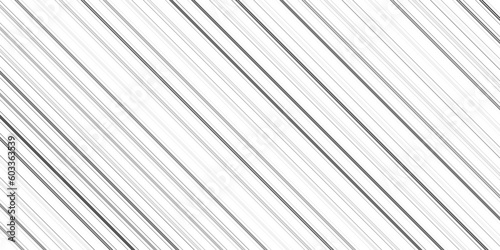 White and grey diagonal strips background, Modern white random line backdrop. White gradation stripe line background, Abstract monochrome elegant geometric backdrop, Vector illustration