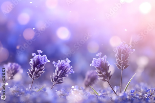                            lavender  background Generative AI