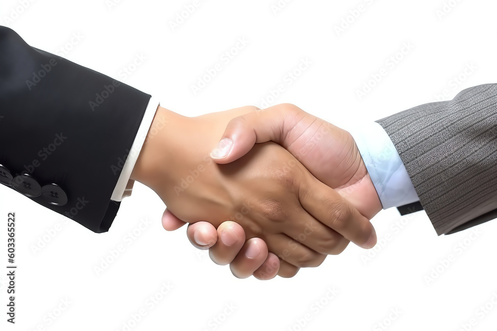 Business handshake, AI generated Business handshake, AI generated