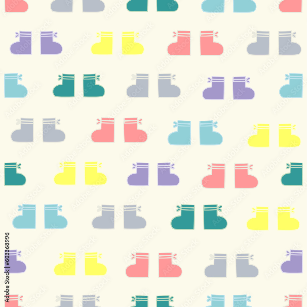 Fototapeta premium I love you Mum seamless pattern