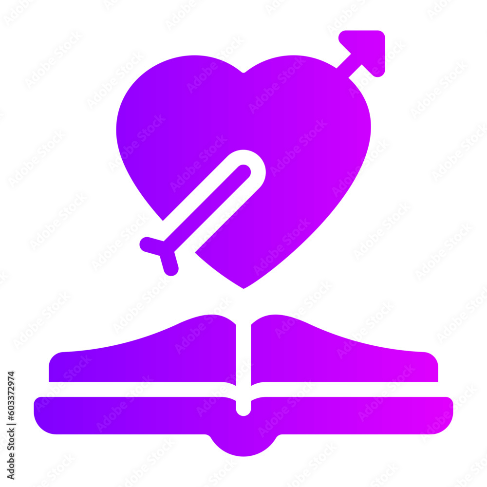 romance gradient icon