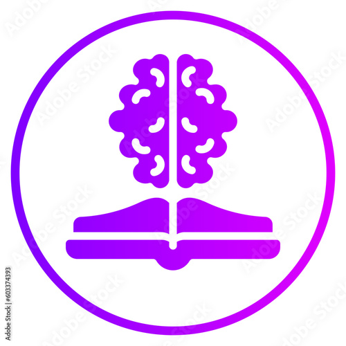 brain gradient icon