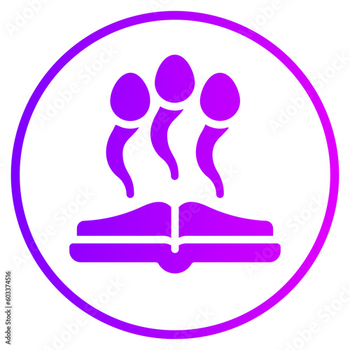sperm gradient icon