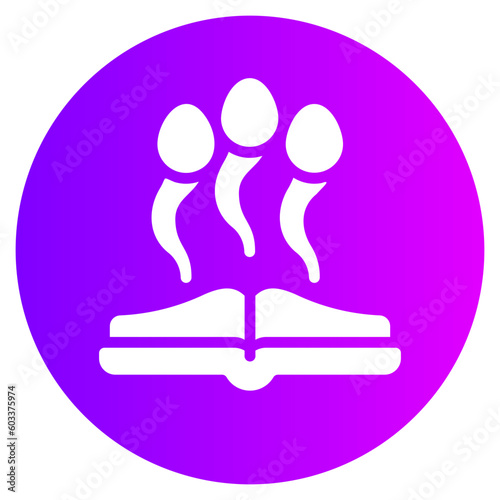 sperm gradient icon