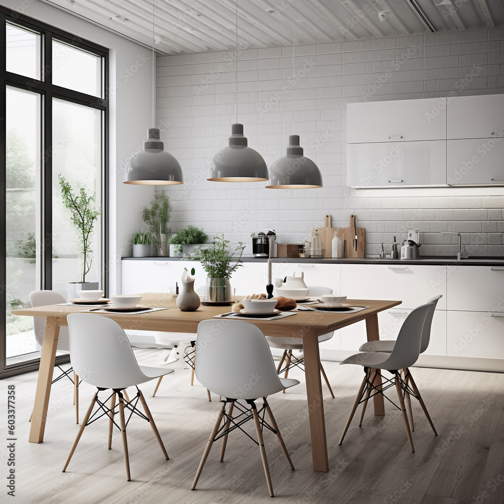 Living Room Kitchen Bedroom Interior Design mock up Modern Furniture Living Room Kitchen Bedroom Interior Design mock up Modern Furniture