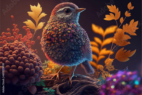 Creative world of new creatures, animals, fantasy land, magical anatomy, colorful universe, door of dreams, Generative AI