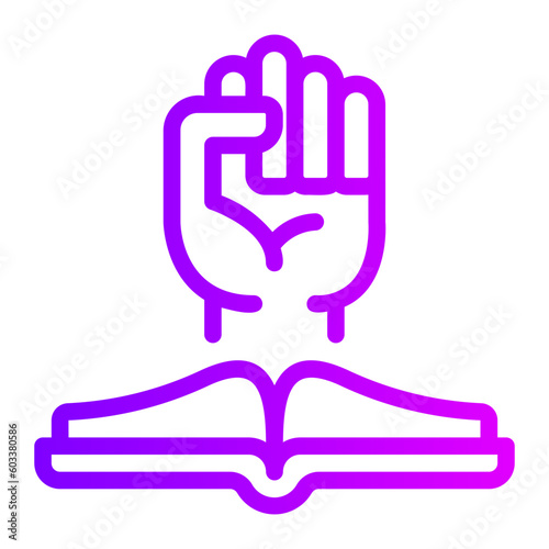 empowerment gradient icon