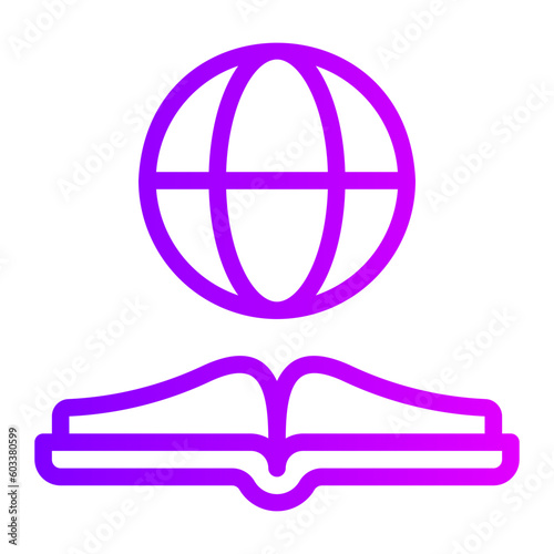 book gradient icon