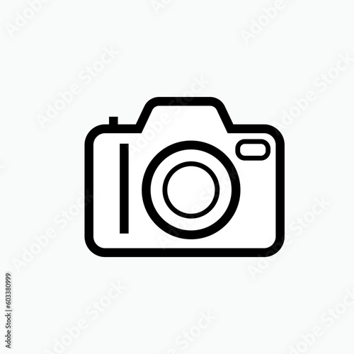 Camera Icon. Photography , Photographer Symbol for Design, Presentation, Website or Apps Elements - Vector. 