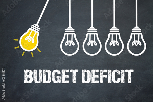 Budget deficit	 photo