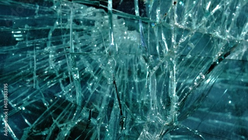 blurred broken glass as a background
