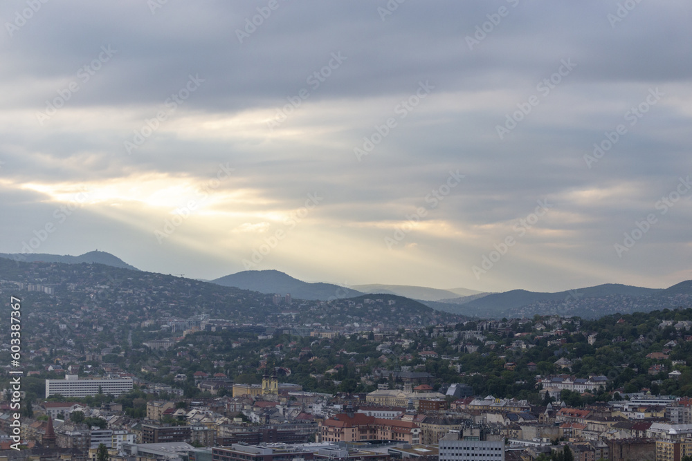 panorama of the city of kotor