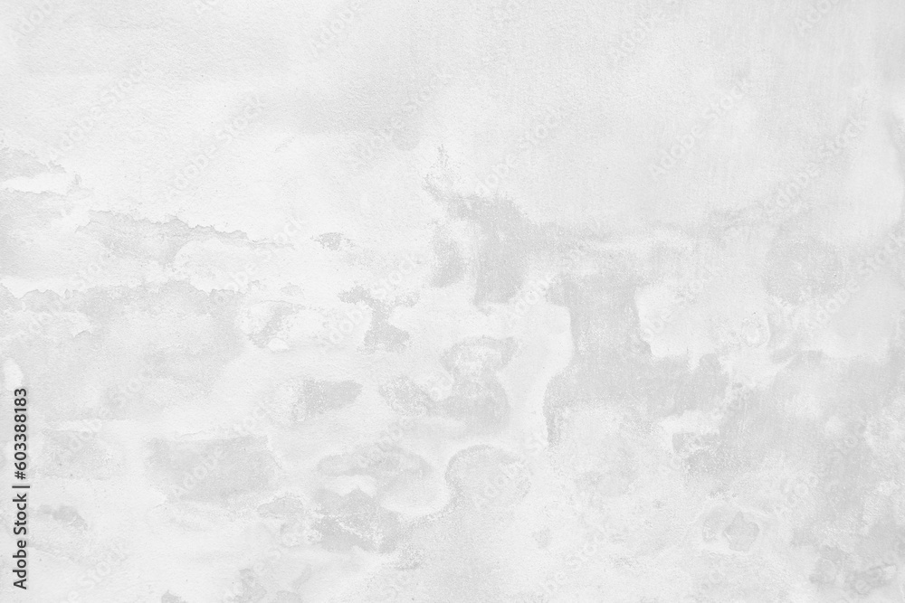 White  grey old  wall with shabby damaged plaster Cement  abstract background of an vintage dirty wall  space forTextured background