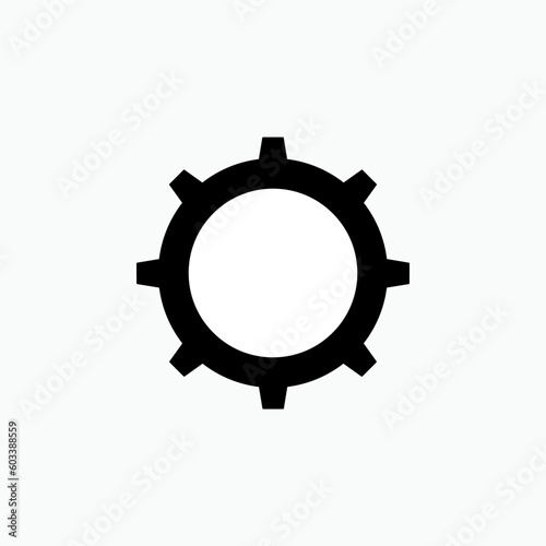 Gear Icon - Setting or Cog Vector Sign and Symbol for Design, Presentation, Website or Apps Elements. 