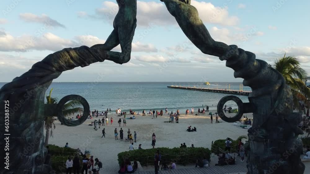 An evening in Playa del Carmen, Mexico
