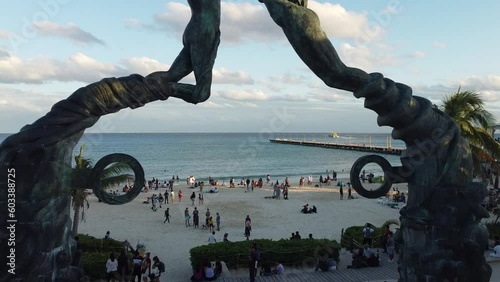 An evening in Playa del Carmen, Mexico