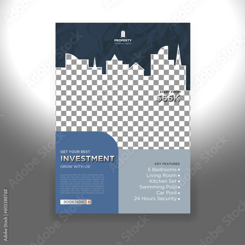 Real estate flyer design