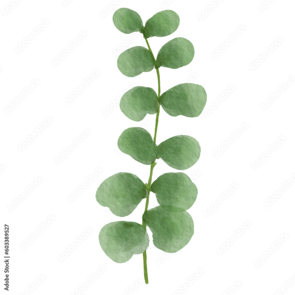 Watercolor Foliage Plants Clipart Watercolor Foliage Plants Clipart