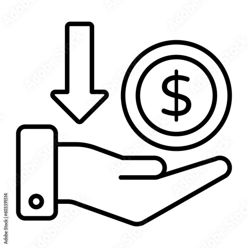Crowd Funding Thin Line Icon