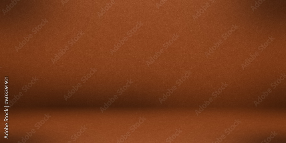 Fototapeta premium design modern and elegant brown background with black shadow border and grunge texture design