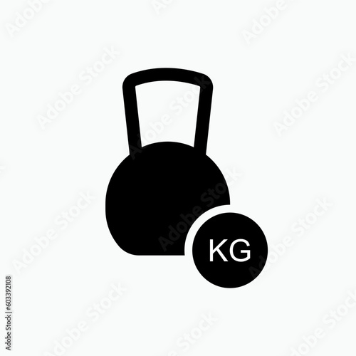 Weight Icon.  Heaviness Symbol - Vector.    